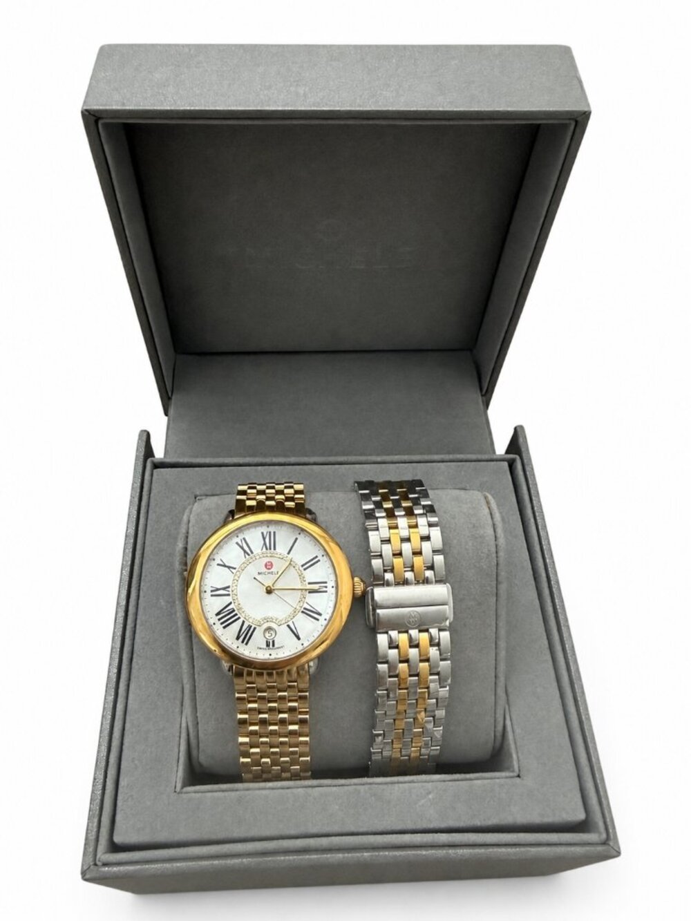MICHELE Serein Watch - Gold and Two-tone bands with extra links